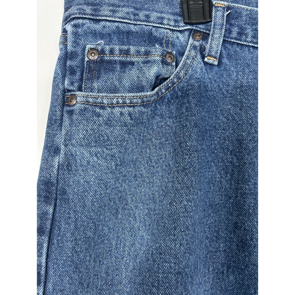 Wrangler Mens Jeans 36x32 Five Star Premium Relax Fit Medium Wash Denim Workwear - Picture 2 of 11